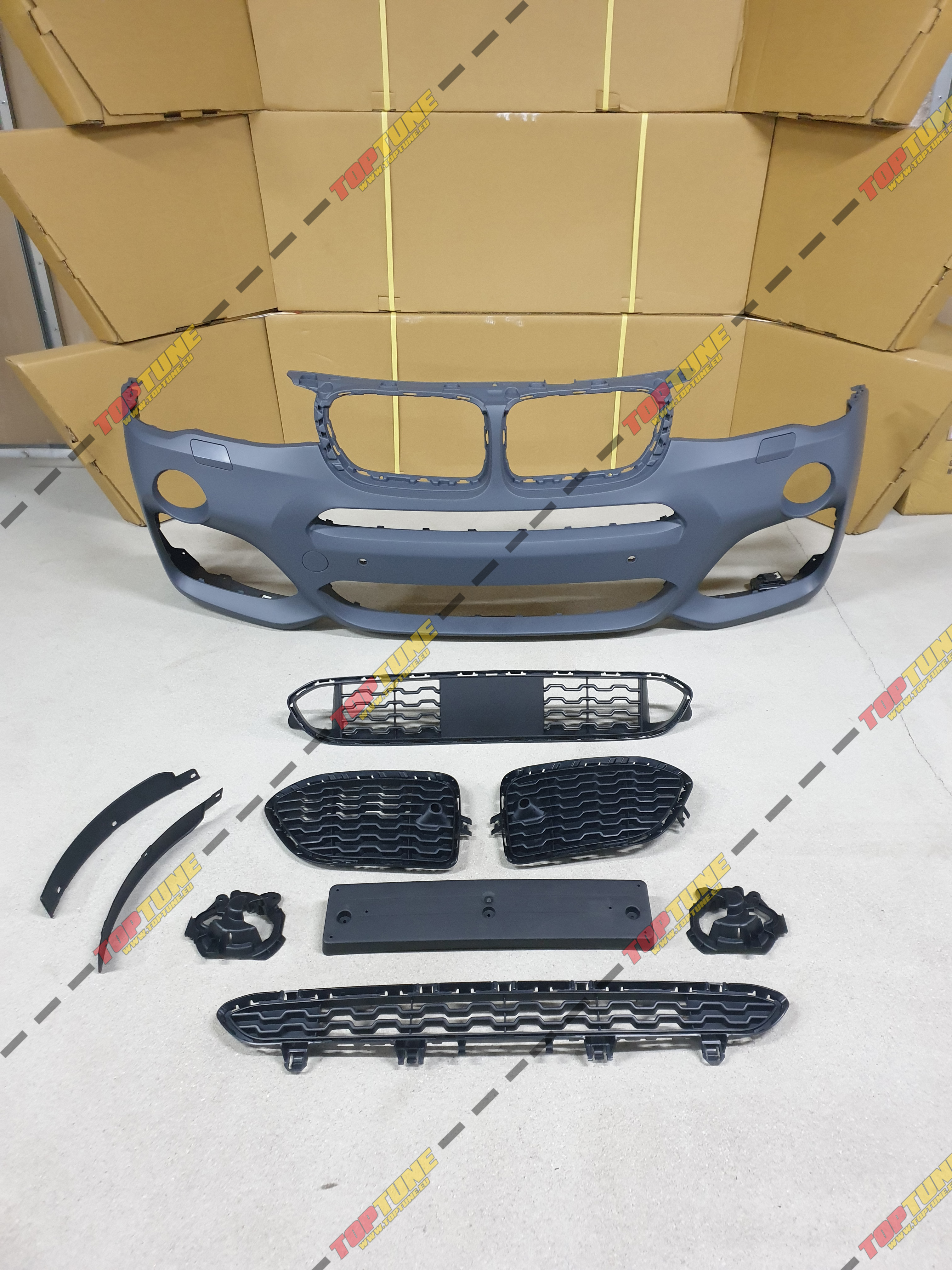 bmw x3 f25 lci m sport front bumper assembly kit